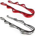 1 шт. многофункциональные пояса для йоги растягивающиеся цепи ромашки удлинительные ремни прочные регулируемые для альпинизмакачанияйоги гамак