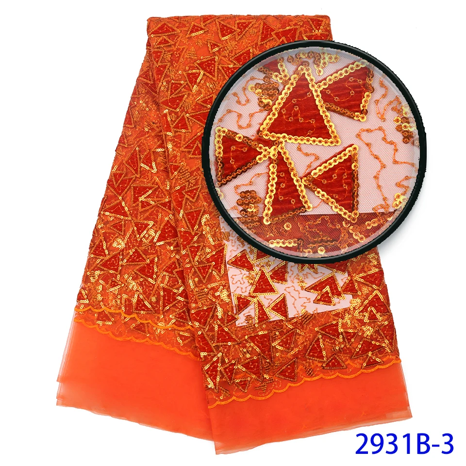 

African Velvet Lace Fabric Nigerian Lace Fabrics with Sequins Textiles Lace Pink Color Sequence Fabric Velvet Net Lace XZ2931B