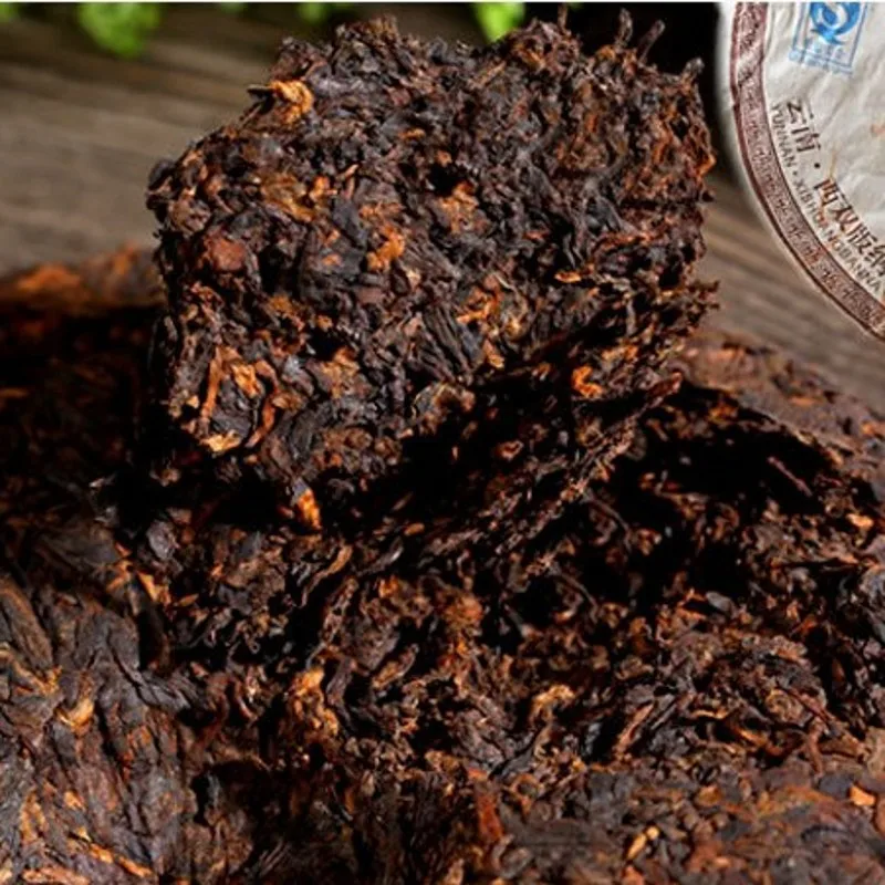 Китайский Юньнань старый созревший китайский чай забота о здоровье пуэр кирпич