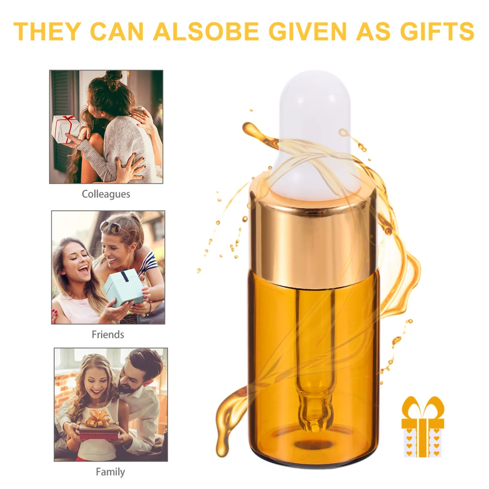 

30pcs 2ml Essential Oil Dispenser Bottles Empty Glass Dropper Bottle for Travel