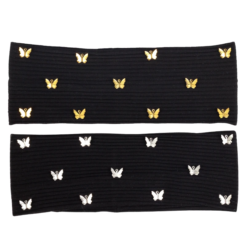 Резинка для волос Geebro в богемном стиле женская однотонная металлическая