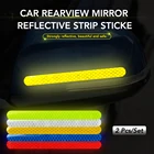 Светоотражающая наклейка на зеркало заднего вида для citroen corolla fiat citroen c5 Mazda 6 bmw amg fiat 500 chevrolet opel insignia, 2 шт.