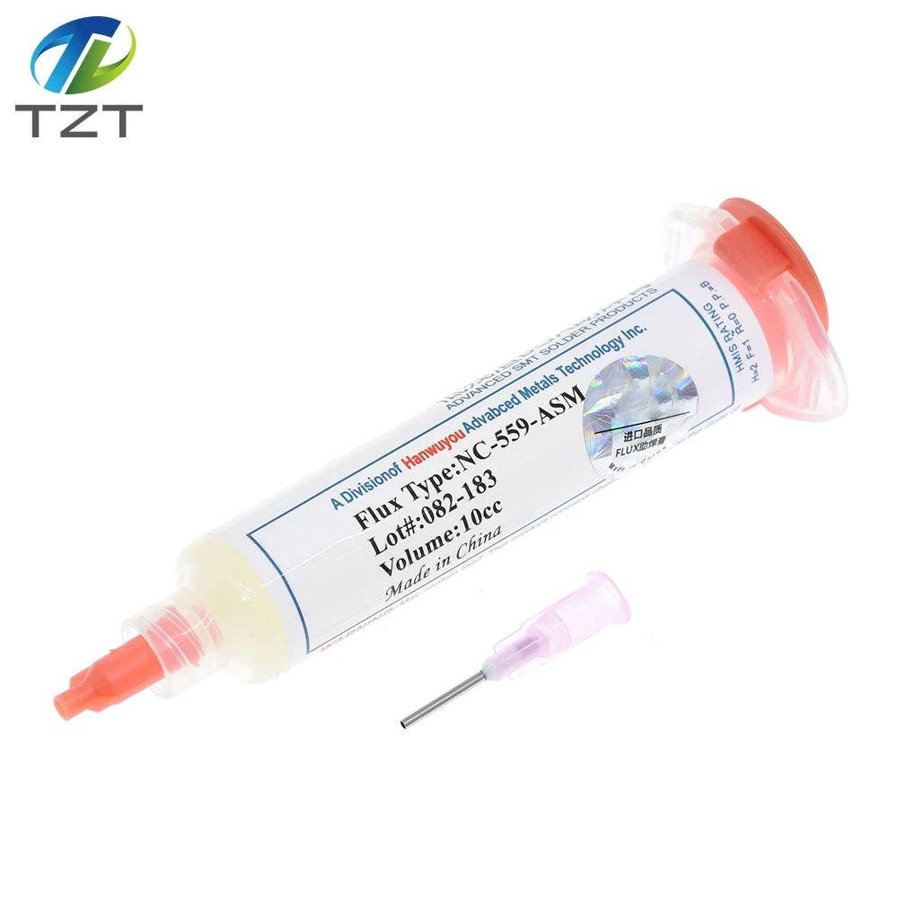 TZT Advanced BGA SMD паста Флюс смазка объем 10cc NC 559 ASM UV 559|Интегральные схемы| |