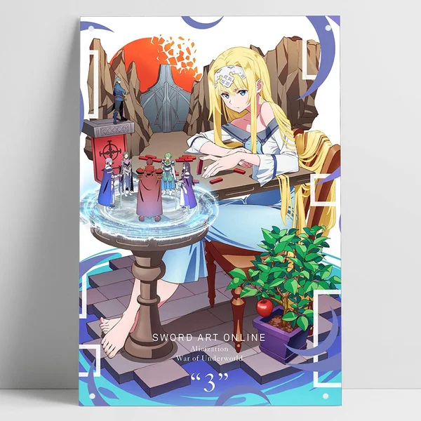 

Sword Art Online Maga Poster Cool Wall Decor Metal Tin Sign Anime Poster Bar Pub Home Wall Art Decor Poster 8"x12" 12"x16" p2486