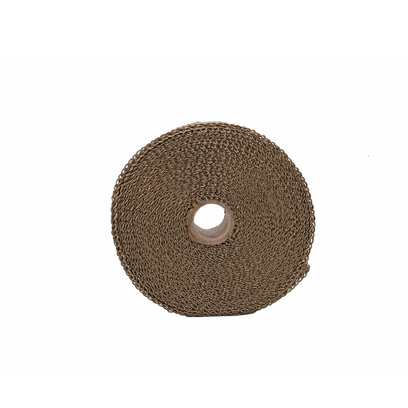 Motorcycle Heat Insulation Cotton Incombustible Turbo Exhaust Wrap Roll Engine Pipe Fiberglass Shield Tape 2mm*5cm*10m | Автомобили и