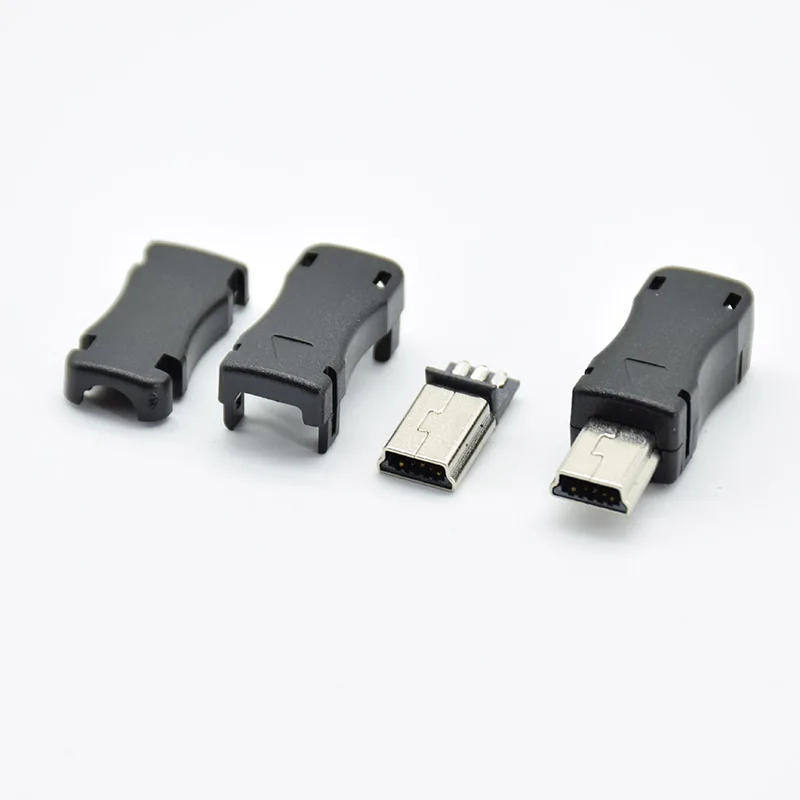 

10 шт./Micro USB 5-контактный T-порт штекер разъем с пластиковой крышкой для DIY дропшиппинг адаптер PCB SDA кабель для передачи данных
