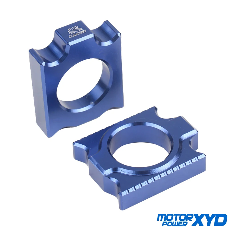 Комплект блок регулировки цепи заднего моста CNC подходит для Yamaha YZ250F YZ450F YZF250 YZF450