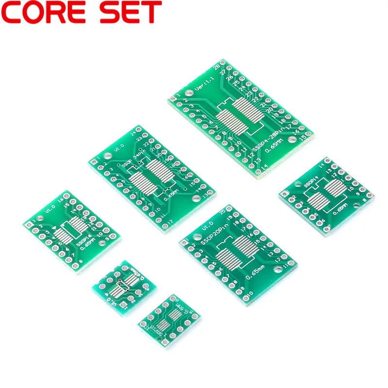 10 шт. PCB плата комплект SMD поворот в DIP адаптер конвертер пластина SOP MSOP SSOP TSSOP SOT23 8 14