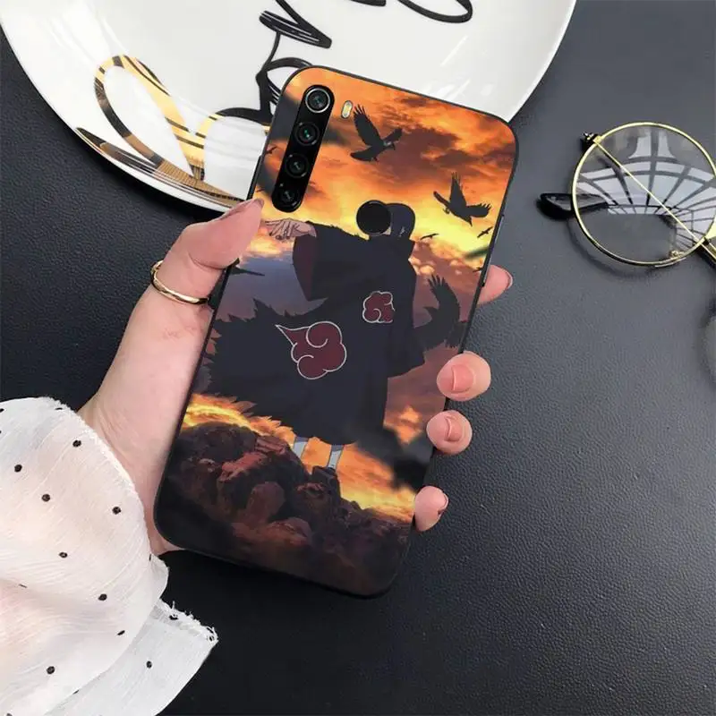 

Anime Naruto Itachi Sharingan Uchiha logo Phone Case For Xiaomi Redmi 7 8 9t a3Pro 9se k20 mi8 max3 lite 9 note 9s 10 pro