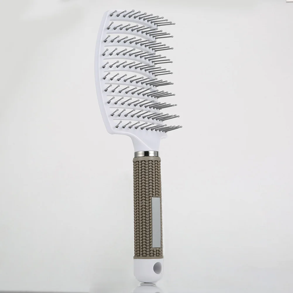 

Professional Anti-static Hair Brush Curved Row Comb Scalp Massager Barber Hairdressing Styling Tools TU45889
