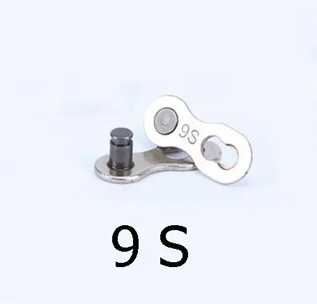 1 пара 11 S отсутствует ссылка 11 скоростей серебряное золото 6S 7s 8S 9S 10S 11 S скоростные цепи для Shimano& Campagnolo отсутствует ссылка - Цвет: 9S silver