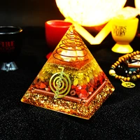 aura reiki orgonite pendulum set healing crystals orgonite pyramids violet flame orgone pyramid emf protection