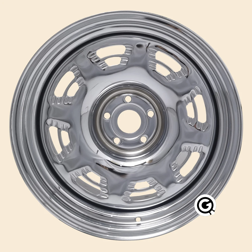 18 дюймов 8.5J стальное колесо 5X112 MK4 хромированное с 5 отверстиями глубокая губа для