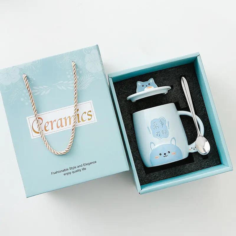 

Творческий мобильный телефон держатель кружка с крышкой Ложка бытовой молока кружки для чая кофе Керамика чашки