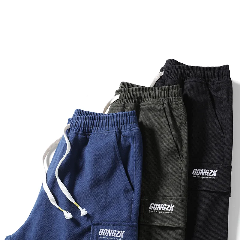 

Workwear Shorts Men's Summer Wear Thin Pants Trend Tide Brand Ins Pure Cotton Casual Loose 5 Five-point Pants