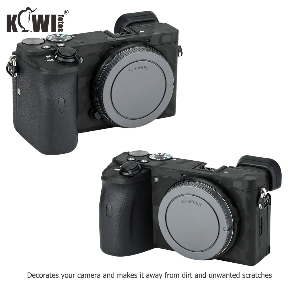 KIWIFOTOS анти скольжение бленда для объектива защитная пленка комплект Sony a6600 с
