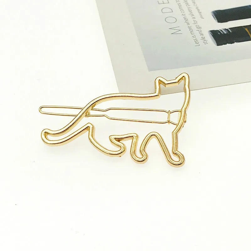 Модная металлическая заколка для волос в виде Золотой морской звезды