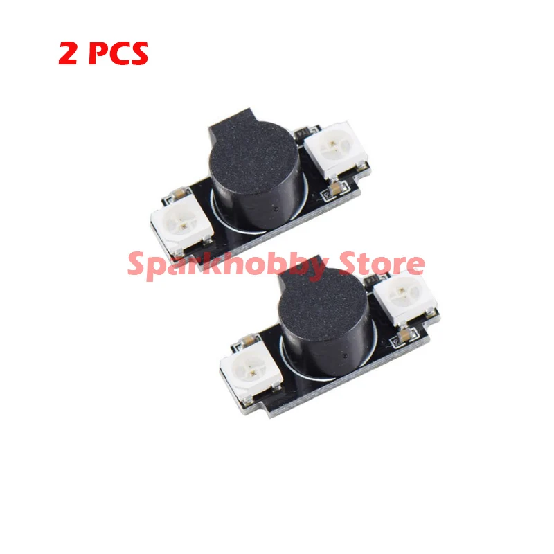 

2 PCS 5V 100DB Loud Alarm Buzzer with WS2812 Colorful LED Buzzer Used for RC Quadcopter FPV Drone Mini Drone NAZE32 f3 F4 F7