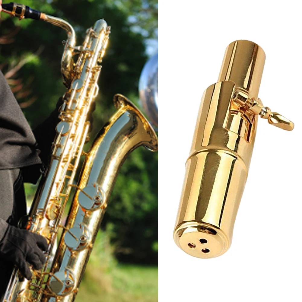 

For Alto Saxophone Accessories Metal Gold Instrument Mini Professional Mouthpiece Lacquer Durable Nozzle Replacement Portable