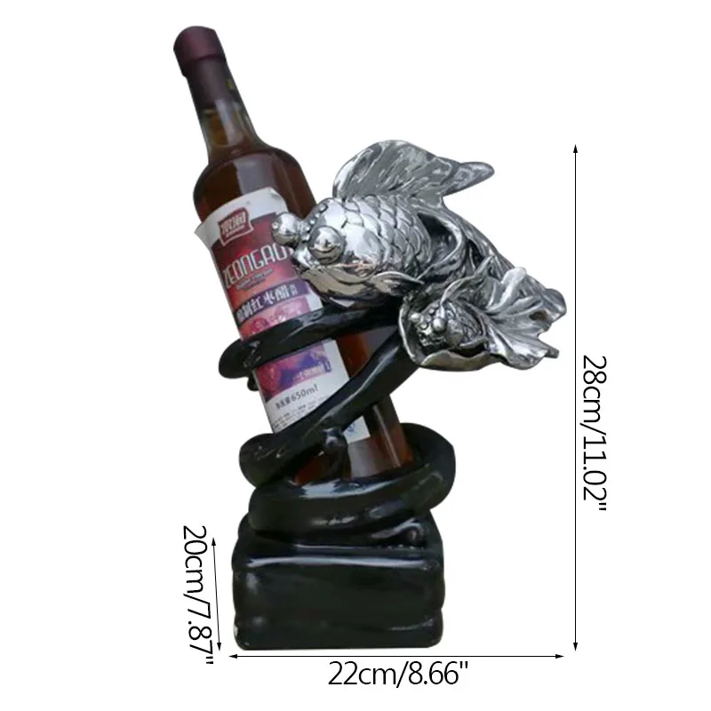 

Desktop Decor European Resin Wine Rack Ornament Creative Decorations Crafts Sculpture Home Decoration Accessories Figurine