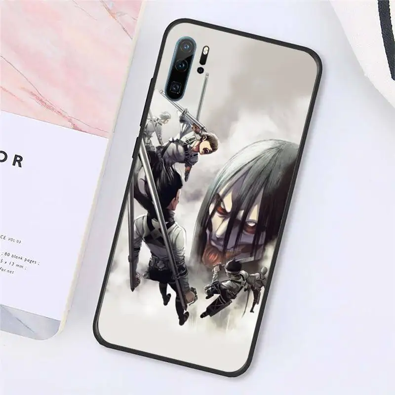 

Attack on Titan Phone Case For Huawei honor Mate P10 20 30 40 Pro 10i 7 8 a x Lite nova 5t