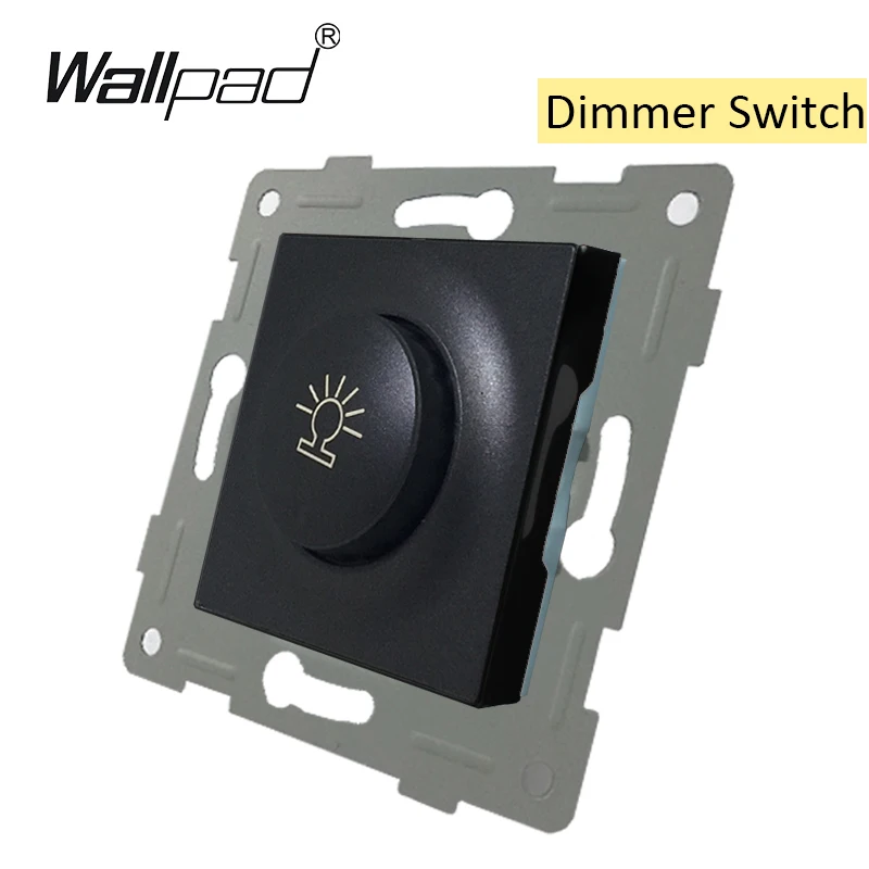 Dimmer Switch DIY ЕС функциональный ключ для модуля переключатель и гнездо с когтями крепления задней Wallpad L6 серии - Цвет: Dimmer Switch