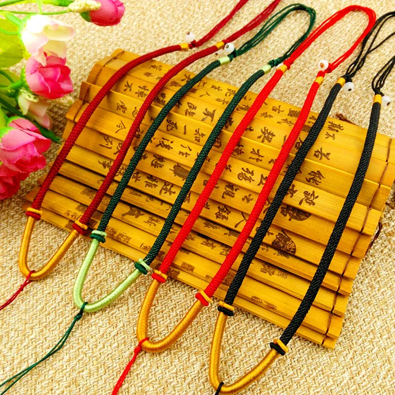 5 шт. ручное ожерелье с шелковой нитью шнур узлом для детской толщины | Украшения и