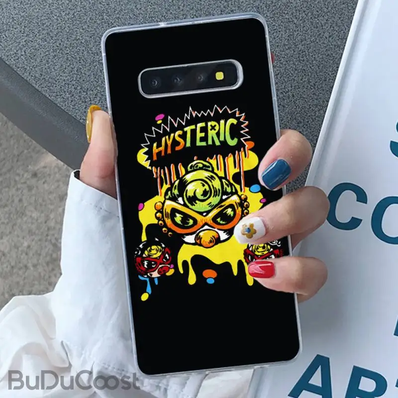 

Japan Fashion hysteric mini Phone Case for Samsung GALAXY S10Plus E(lite) S7 S7edge S8 S8Plus S9 S9Plus S10