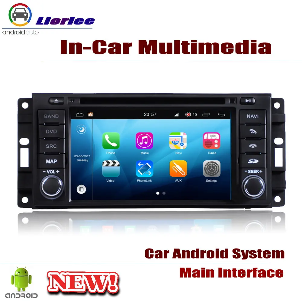 Автомобильный мультимедийный плеер Android для Jeep Cherokee/для Chrysler Group LLC 2008 2014 DVD радио