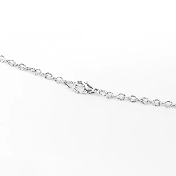 Серебряная цепочка с подвеска в виде наручников ожерелье|silver chain|chain with pendantsilver