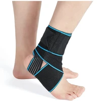 ankle support brace protector adjustable compression nylon strap belt for sports protection breathable elastic bandage men women