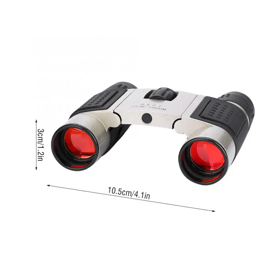 Карманный бинокль 8x21 портативный телескоп высокого разрешения для спорта на