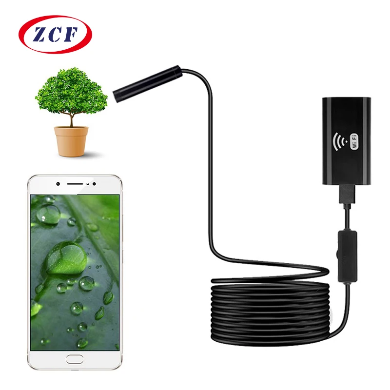 Wifi эндоскоп камера HD720P 1 м 1,5 м 2 м 3,5 м 5 м мягкий жесткий кабель 8 мм Водонепроницаемый Бороскоп для осмотра автомобиля Iphone Android Windows