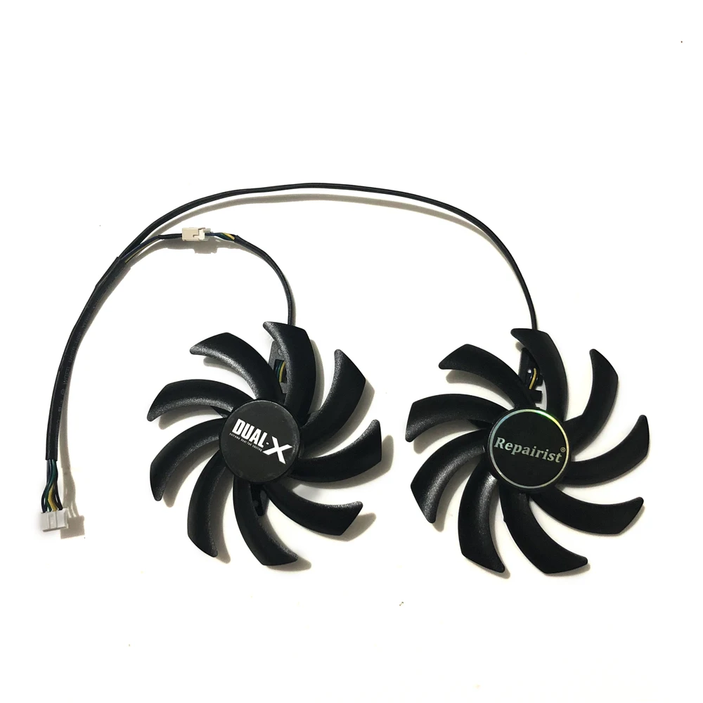 

2Pcs/set FY09010H12LPB/A FDC10H12S9-C Graphics cards Fan RX480/470 GPU Cooler For HIS RX 470 RX 480 IceQ Video Card Cooling