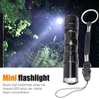 Портативный карманный светодиодный фонарик из алюминиево-магниевого сплава, водонепроницаемый, на батарейках, мини-фонарик для походов и охоты