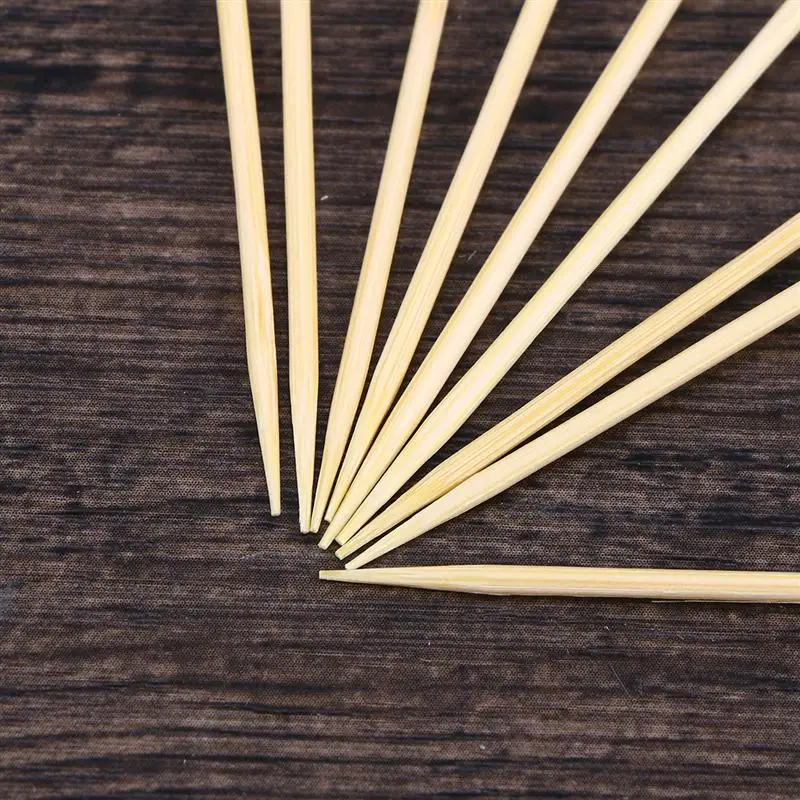 100 шт. одноразовые деревянные Еда фрукты выбирает пить коктейль напиток закуска