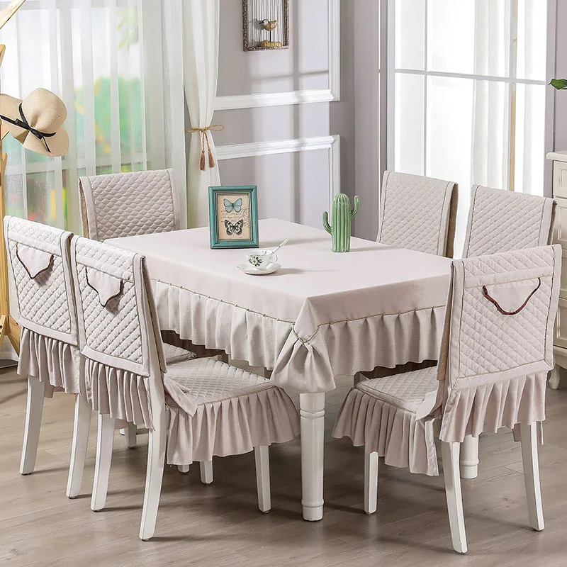 Декоративная скатерть в европейском стиле для гостиной нескользящий Чехол стула