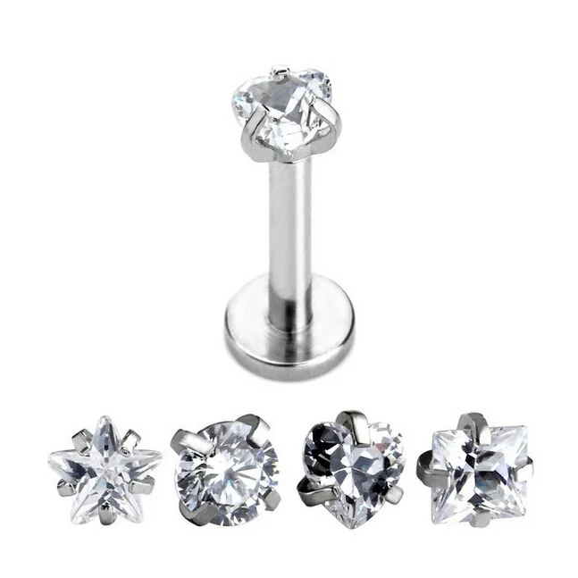

F136 Internally Threaded Lip Piercing Jewelry