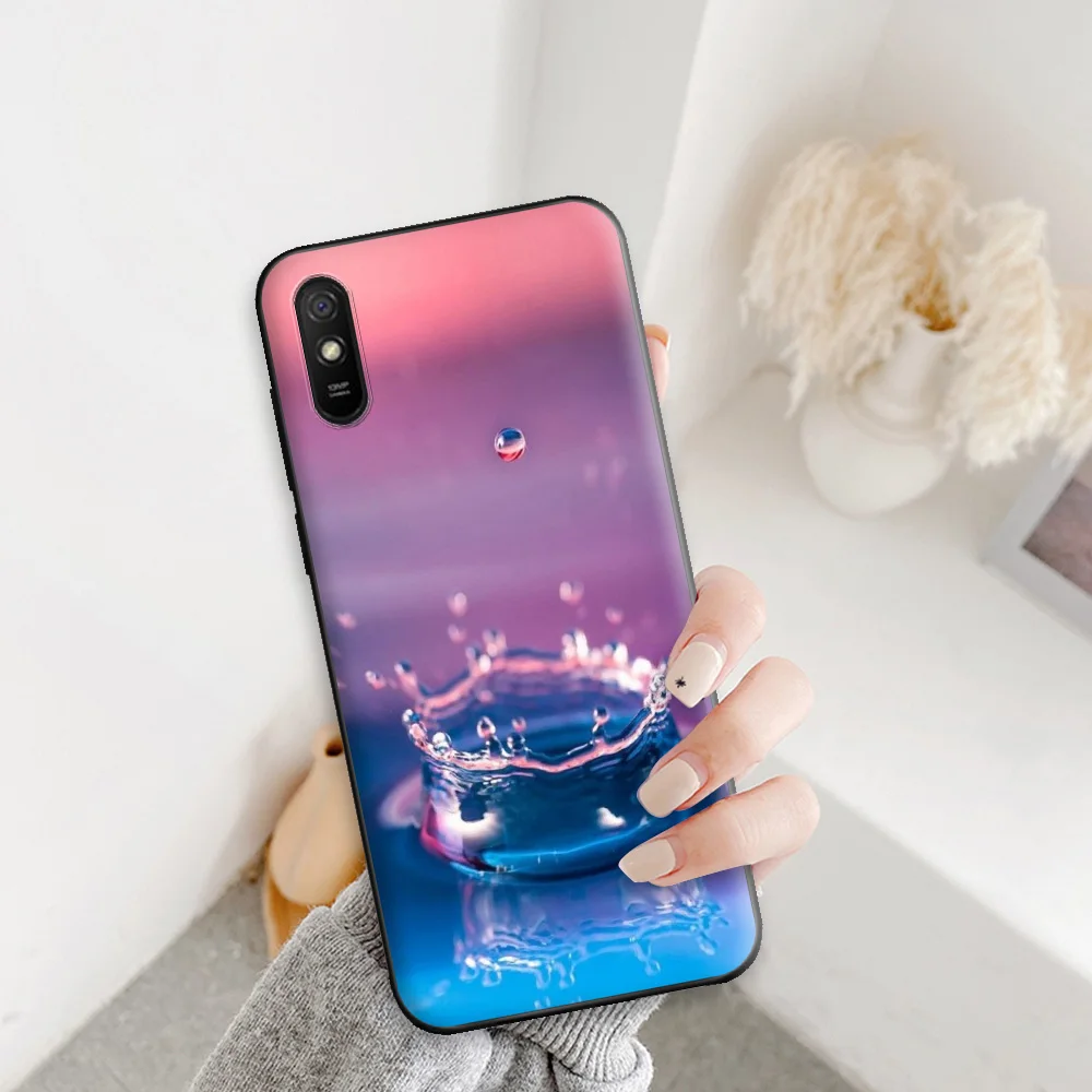 Case For Redmi 9A Case Redmi 9AT Cartoon Silicone Soft Back Cover Bumper on Redmi 9A Case TPU Cover For Xiaomi Redmi 9A 9AT 6.53