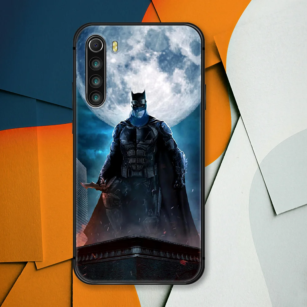 

Batmans Bruce Wayne Phone Case For Xiaomi Redmi Note 7 8 8T 9 9S 4X 7 7A 9A K30 Pro Ultra black Waterproof Luxury Funda Pretty