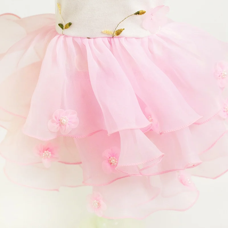 

Pet Dog Clothes Teddy Dress Dog Small Sweety Princess Dogs Wedding Clothing Puppy Dress Accessories
