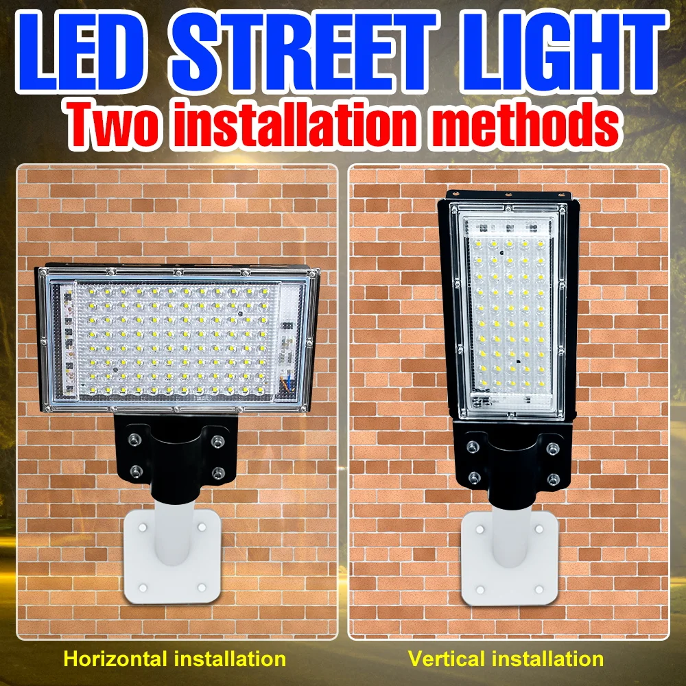 

Outdoor Floodlight Led Wall Lamp 220V Street Light IP65 Waterproof LED Projector Spotlights 50W 100W For Garden Garage Lighting