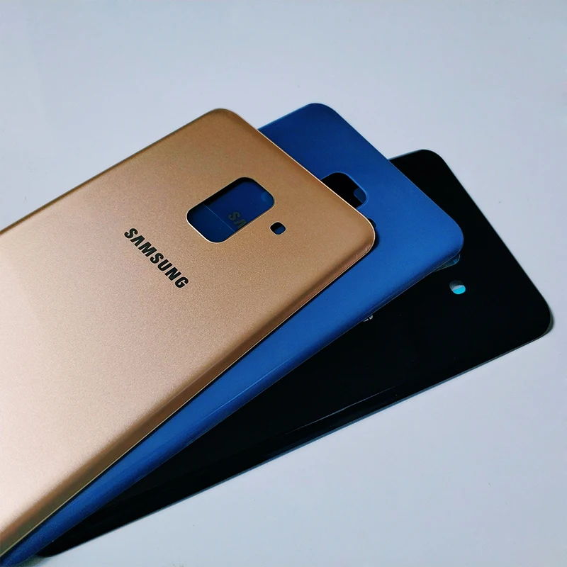 Задняя крышка аккумулятора SAMSUNG Galaxy A8 plus 2018 A530 A730 Корпус задней двери для + задняя
