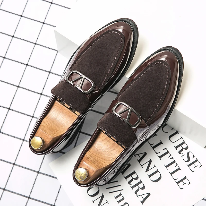 

Leather Shoes Men Casual Shoes Men Men's Moccasins Formal For Wedding Mens Loafers Leather Fashion Man Luxury Breathable Dress