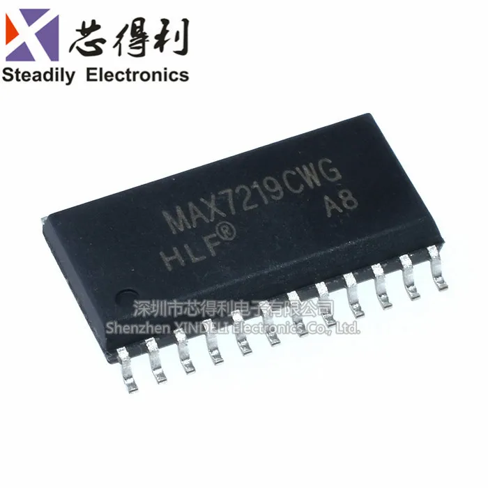 10 шт./лот новый дисплей MAX7219 MAX7219CWG MAX7219EWG SOP24 для защиты окружающей среды