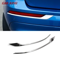 for volvo xc60 2018 2019 abs chrome rear fog light lamp eyelid cover trim decorative car exterior accessories car styling 2pcs