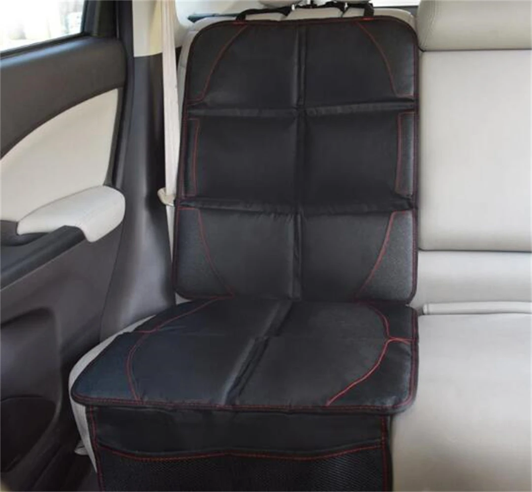 

Роскошный кожаный защитный чехол для автомобильного сиденья детский чехол Легкая очистка защита сиденья Противоскользящий Универсальный ...