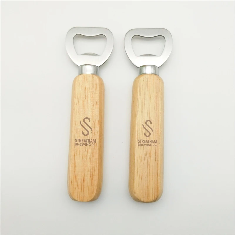 Открывалка для пивных бутылок с деревянной ручкой 50 шт.|bottle openers|beer bottle openersbottle opener