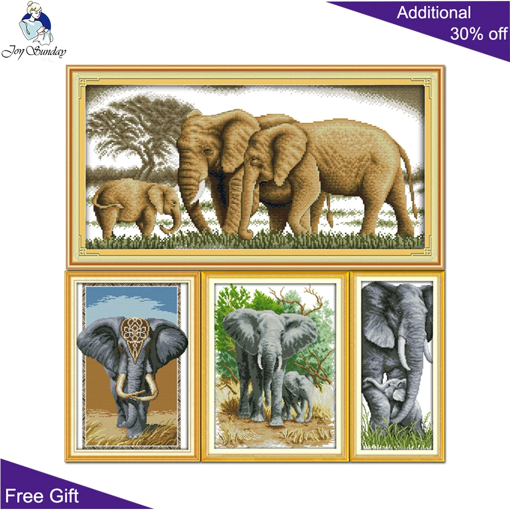 Домашний декор Joy Sunday Elephant D540D548(1)D549(2)D713 слон Король Слон Мать и сын счастливая