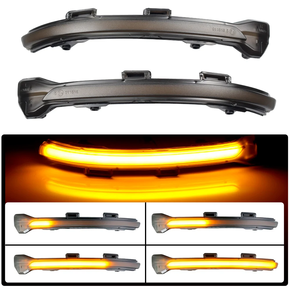 

For VW Golf 7 GTI R Facelift 7.5 Sportsvan Touran Jetta LED Dynamic Car Blinker Side Marker Turn Signal Lights Lamp Accessories